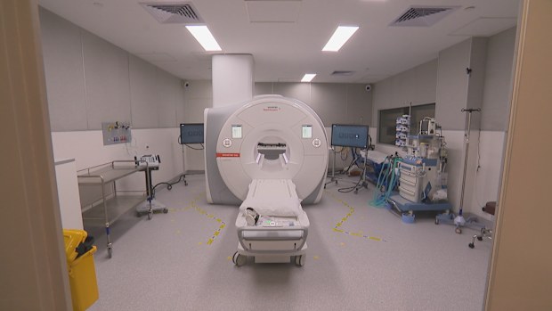 MRI machine at Liverpool Hospital, Sydney