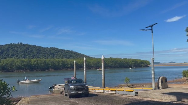 The man was met by emergency services at a jetty, but died shortly after.