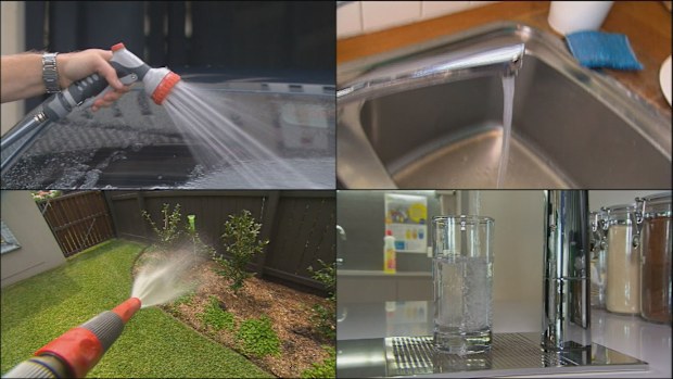 Hosing garden, car, tap water and sink