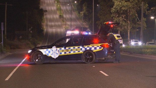 The 52-year-old woman was struck on Mickleham Road in Westmeadows at 6.55pm. 