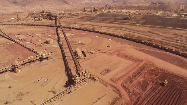 A worker has died after being struck by a train at a BHP site in northern Western Australia.