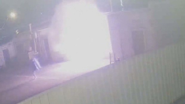 A firebomb attack has destroyed parts of a family-owned business in Adelaide's west, with the victims saying it's a case of mistaken identity.Police have launched an investigation into the cigarette shop next door at Brooklyn Park.