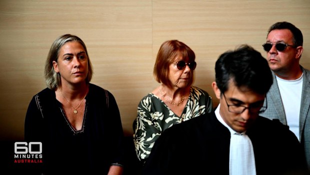 Caroline Darian stood by her mother's side throughout the trial.