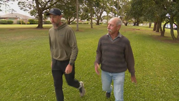 Pam Cook's family revealed she stood today for the first time since the shark attack at Beachport jetty in South Australia.