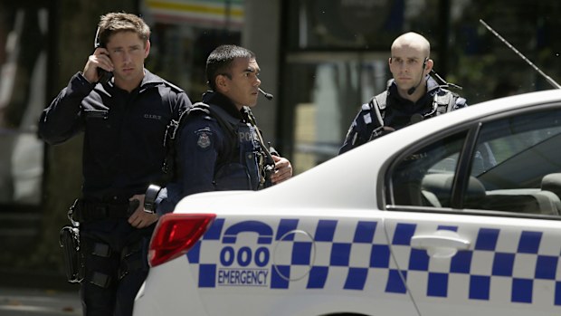 Police officers in Victoria