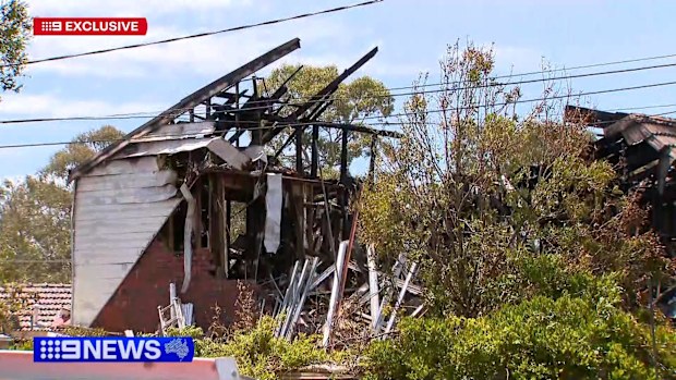 Melbourne has been rocked after a house exploded into a terrifying fireball.Nearby residents fled in panic as the home occupied by a suspected hoarder went up in flames in Noble Park.