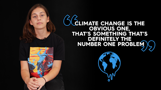 Ruby, 20, is concerned about climate change and affordable housing.