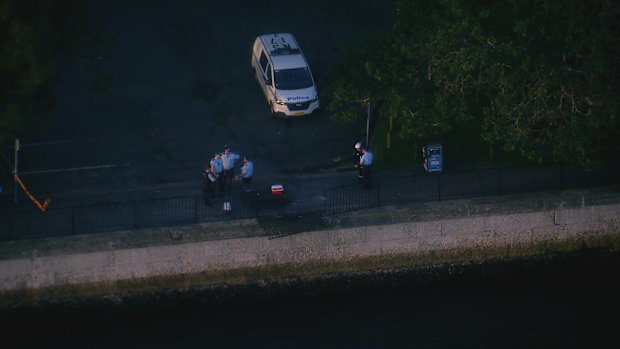 There are grave concerns for a man who is missing after a car rolled down a boat ramp and into the waters on Sydney's lower north shore.