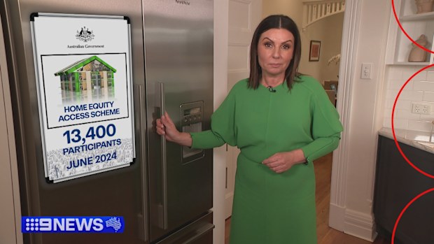 Since 2020, the number of people using the government Home Equity Access Scheme has skyrocketed by 329 per cent.