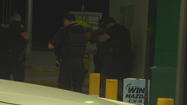 Moment police take down accused Mackay shooter