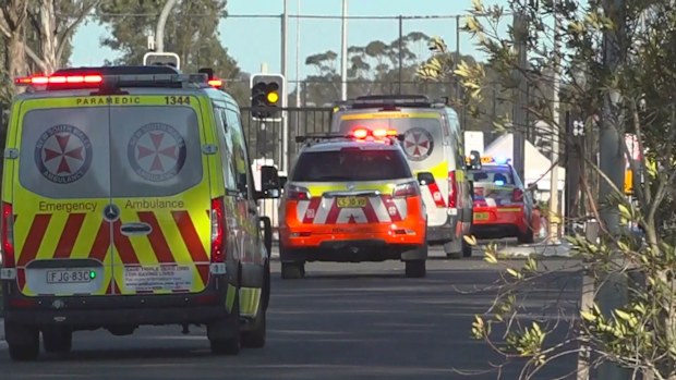 Emergency services were called to Blacktown Olympic Avenue at Rooty Hill just before 3pm.