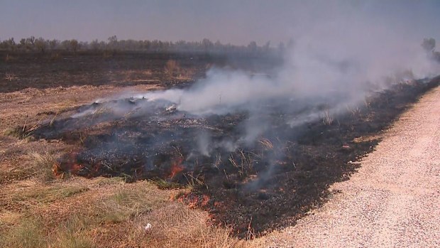 Dirranbandi was evacuated last night due to the blaze, which came several hundred metres from properties.