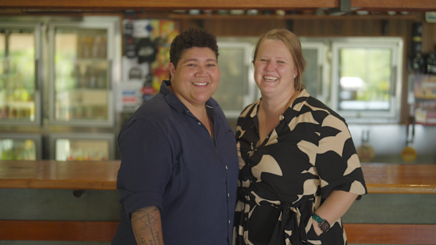 Kat and Jacinta, Mena Creek Hotel, Mena Creek, Paronella Park, My Way, My Way 2025