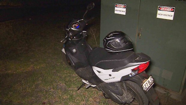 Two accused teen thieves had nowhere to hide after allegedly stealing a scooter equipped with a hidden tracking device.