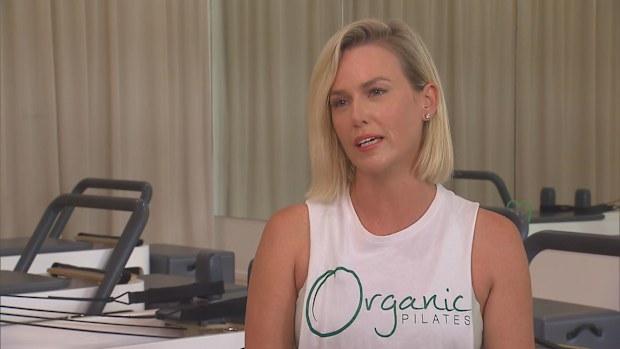 Pilates instructor Natalie Dickson is still offering clients the flexibility to take virtual classes.