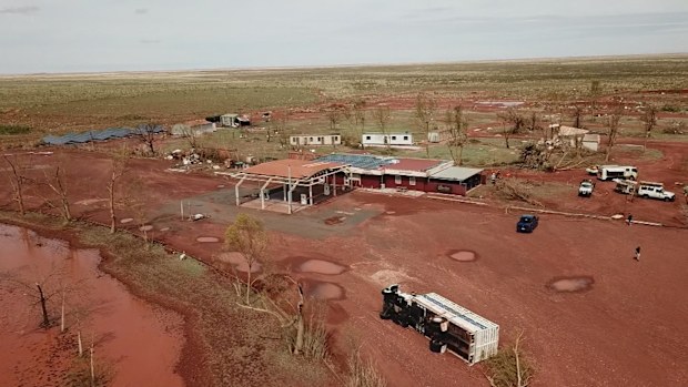 Total destruction at Pardoo Roadhouse and Tavern where Cyclone Ilsa has left a $4 million-dollar damage bill in its wake
