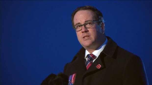 Veterans Affairs Minister Matt Keogh at the Gallipoli dawn service, April 25, 2023.