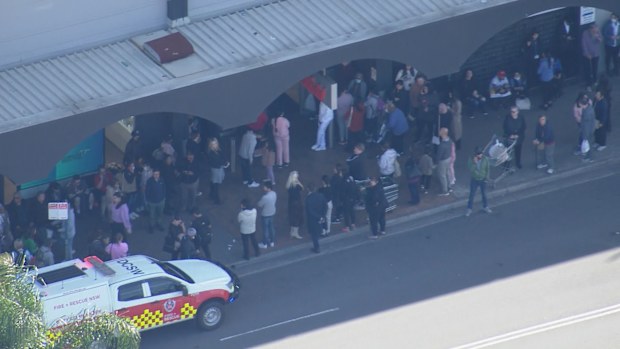 Westfield Liverpool has been evacuated after a shop fire about 12pm today.