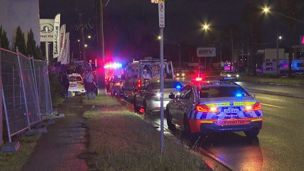 A man has undergone emergency surgery after a suspected road rage attack in Sydney.