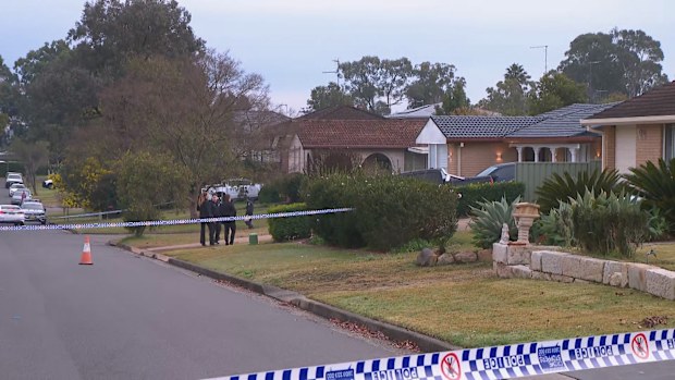 Police are investigating after bullets were fired into a home where two adults and a toddler were sleeping at the time.