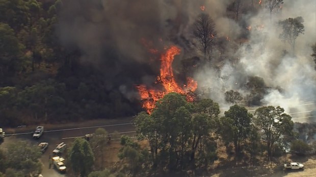 Perth Hills fire