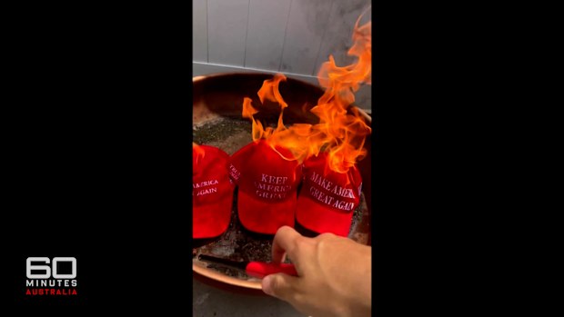 MAGA hats.