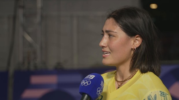 Sakakibara told Nine's coverage she had been sick this week and missed a training session.