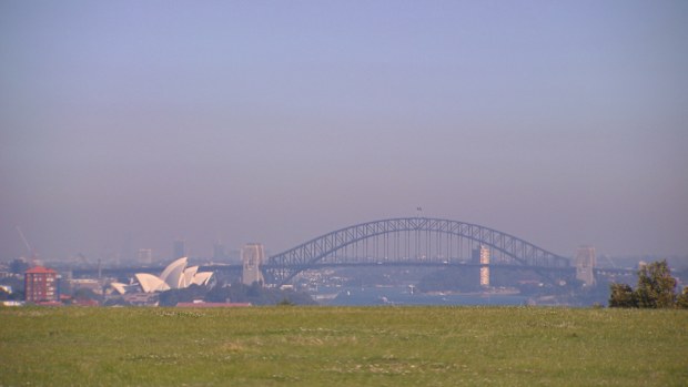 Smoke haze over Sydney amid hazard reduction burns