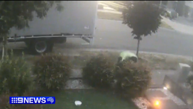The victim was able to stumble to back to his front door to seek help from his family.
