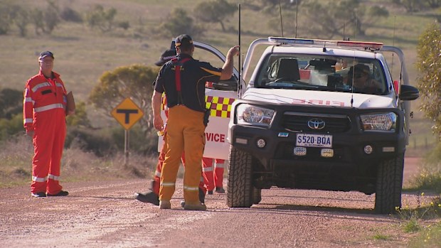 Her husband offered "a huge thanks" to the emergency services who had found his wife.