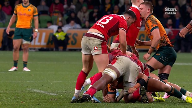 Liam Williams and Charlie Cale get familiar.