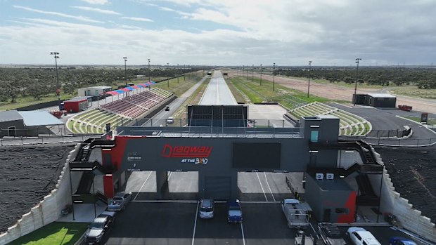 A world-class drag raceway is set to open in South Australia, which is promising to be the first venue in two decades for top level drag-racing in the state. It has taken two years to build the $35 million at the Bend Motorsport Park, which is a "passion project" for the motor racing mad Shahin family. 