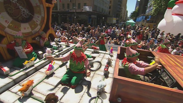 Hundreds of thousands of people have packed the streets of Adelaide in perfect weather conditions for the anticipated Christmas Parade. A record 315,000 people filled the city's streets for the biggest parade since 2019.