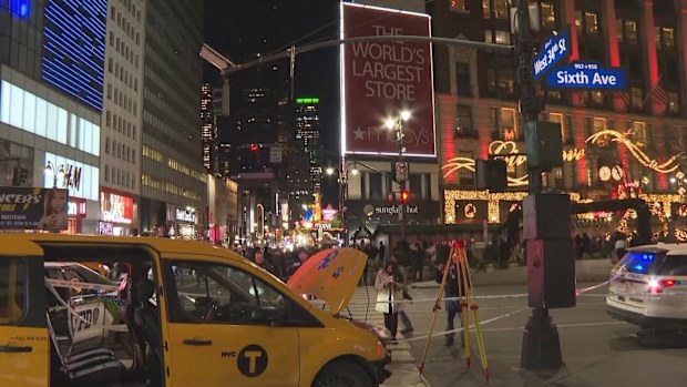An Australian mother has revealed how she and her young son survived a freak Christmas Day crash in New York. The woman and nine-year-old boy were in the US city for a holiday when they were among six people injured in the incident.