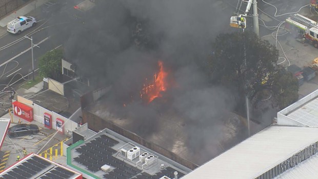A factory fire in Western Sydney is delaying peak hour traffic.