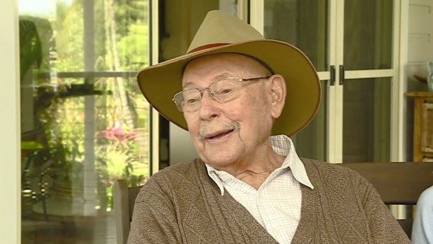A 91-year-old macadamia farmer who went back to TAFE in the early 2000s after being made redundant from his sales job says he is not retiring anytime soon.