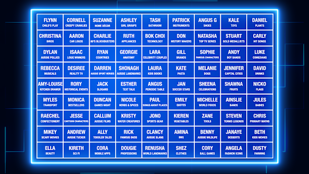 The Floor 2025 contestants and their categories