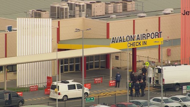 Avalon Airport bomb scare