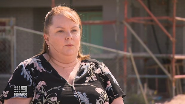 Mandy Kiddier's family has already poured nearly $200,000 into their dream home in the Melbourne suburb of Tarneit.
