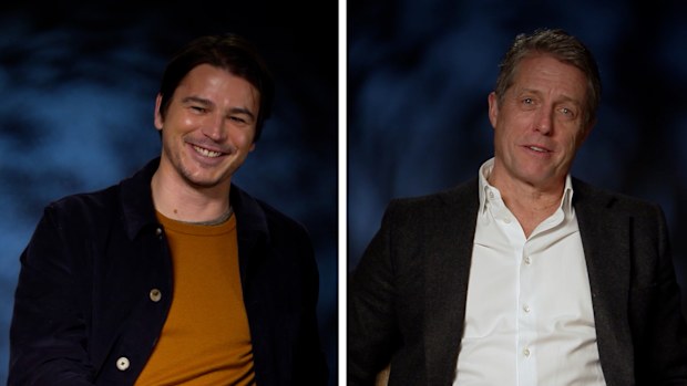 Operation Fortune 9Honey Celebrity interviews - Josh Hartnett (left) Hugh Grant (right)