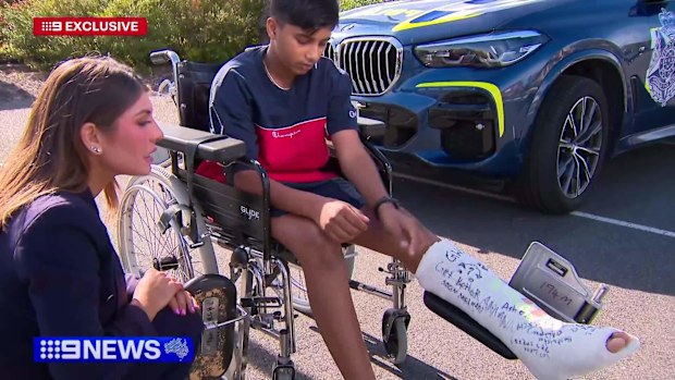 Suhas Sunkisala was struck while cycling through a pedestrian crossing along Railway Parade in Murrumbeena on May 1.
