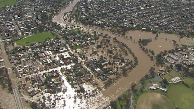 The last really big flood in the Maribyrnong area was in 1974.