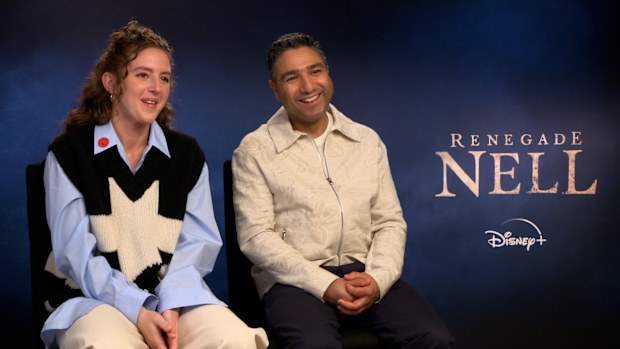 Derry Girls actress Louisa Harland and Ted Lasso star Nick Mohammed spoke to 9Honey Celebrity about their new Disney+ series together, Renegade Nell