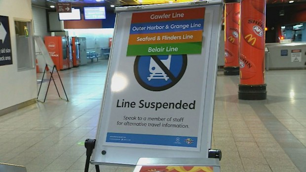 Adelaide train services were significantly disrupted during morning peak hour today.