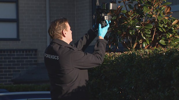 The occupants of a home wrongfully targeted in a drive-by shooting in Sydney's north west are "unbelievably uninjured" but "incredibly traumatised," NSW Police have said. Three people not linked to any organised crime groups were asleep inside the home in North Kellyville when bullets sprayed the property at 11pm yesterday. 