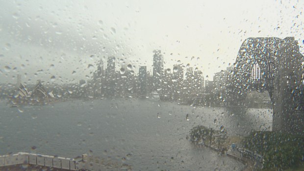 Sudden storm sweeps across Sydney Monday December 12.