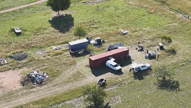 Two bodies have been found in a shipping container on  Goolma Road in Gulgong, about 30kms north of Mudgee.