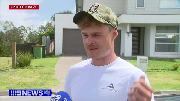 John Barry said he woke to one of his housemates screaming about 4am.