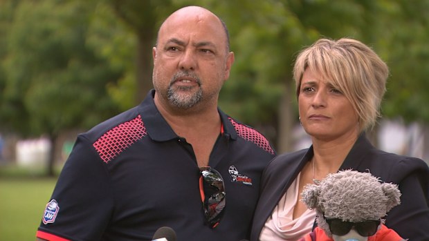 Cassaniti's parents Rob and Patrizia revealed the young man had been "asking for help, asking for his mum" for 20 minutes as workers frantically tried to pull away the metal.