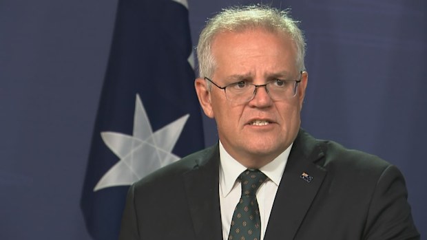 Prime Minister Scott Morrison has announced immediate sanctions on Russia. 